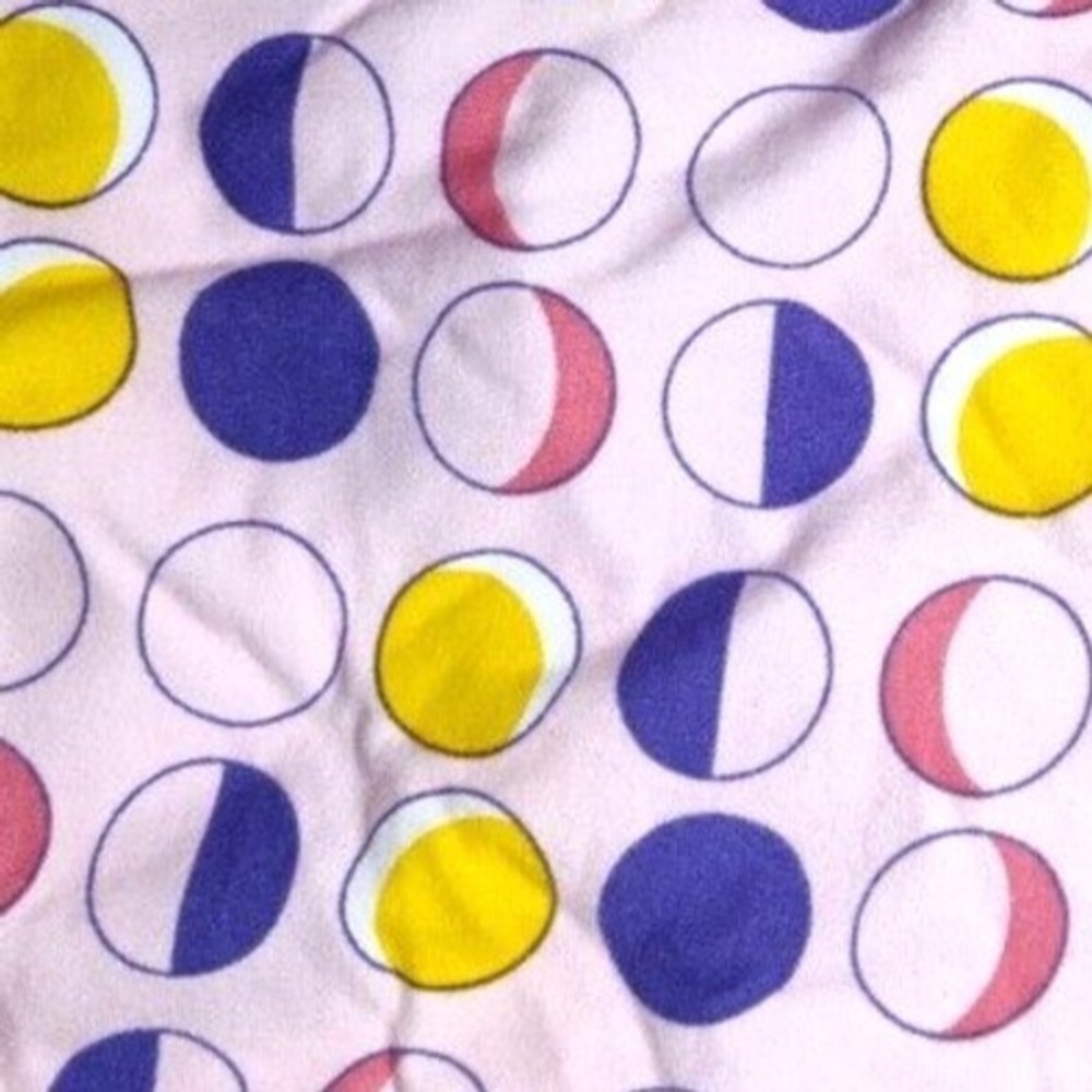 Dot Dot‎ Smile Girls 5 6 Pink Circles Purple Yellow Moon Empire Twirl Dress NWT